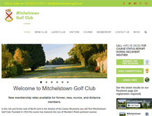 Tablet Screenshot of mitchelstown-golf.com